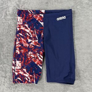 Arena Men’s CRACKLE JAMMER Swim Bottoms Red White Blue USA America Size 34